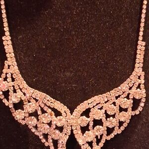 Sparkling Crystal Statement Necklace